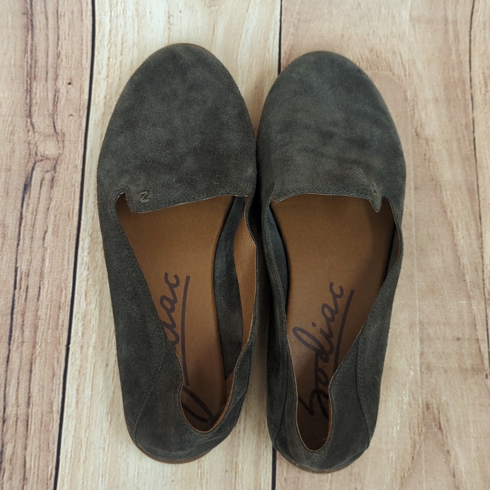 ZODIAC Kit Slip On Suede Loafers Gray Sz 9.5 - Picture 5 of 10